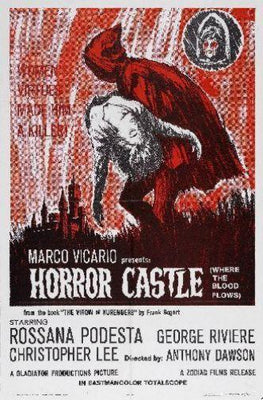 Horror Castle Metal Print 8in x 12in