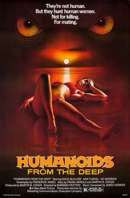 Humanoids From The Deep Movie Poster Metal Poster Choose Style 12x16 The Poster Depot