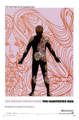 Illustrated Man The movie poster Metal Print 8in x 12in