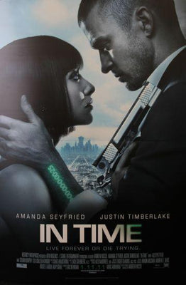 In Time Movie Poster Metal Poster Choose Style The Poster Depot
