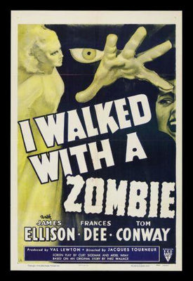 I Walked With Zombie Movie Poster Metal Poster Choose Style The Poster Depot
