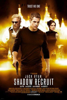 Jack Ryan Shadow Recruit Metal Movie Poster 8in x 12in