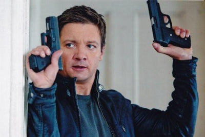 jeremy renner poster tin Metal Print Wall Art