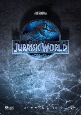 Jurassic World movie poster Metal Print 8in x 12in