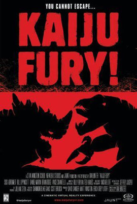 Kaiju Fury movie poster Metal Print 8in x 12in
