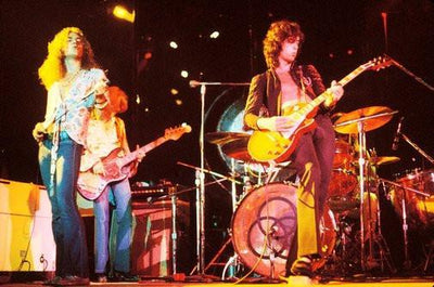 Led Zeppelin poster tin Metal Print Wall Art