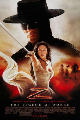 Legend Of Zorro Metal Movie Poster 8in x 12in The Poster Depot