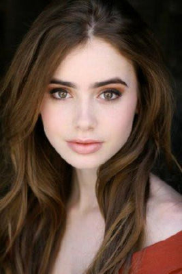 Lily Collins poster tin Metal Print Wall Art
