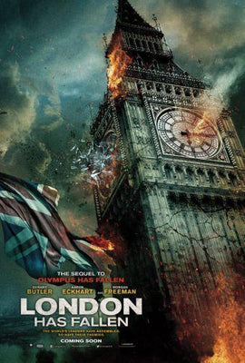 London Has Fallen movie poster Metal Print 8in x 12in
