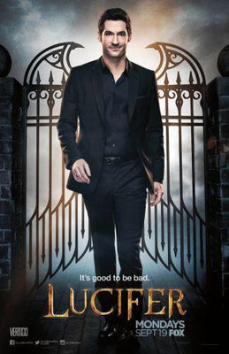 Lucifer Metal Poster Print 8in x 12in 12"x16" The Poster Depot
