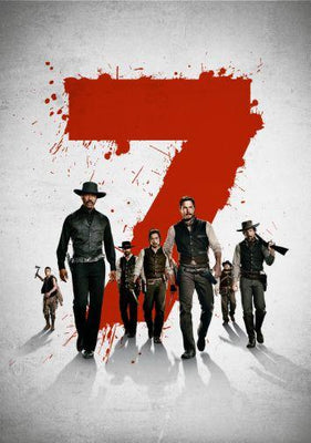The Magnificent Seven Metal Movie Poster 8in x 12in