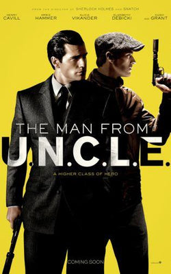 Man From Uncle Metal Movie Poster 8in x 12in