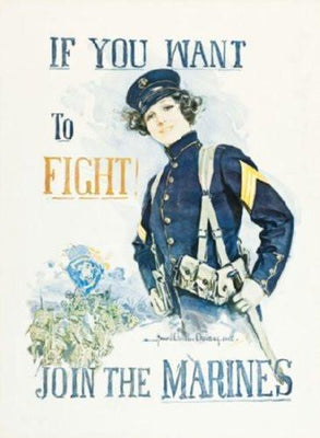 Marine Recruitment Poster 16inx24in - Fame Collectibles
