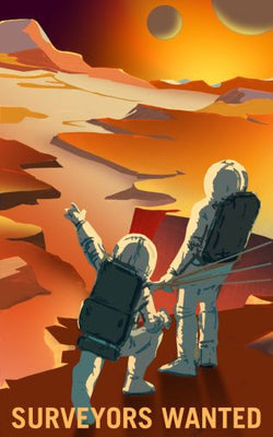 Mars Recruitment Surveyors Wanted poster The Poster Depot