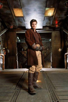 nathan fillion poster tin Metal Print Wall Art