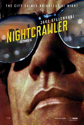 Nightcrawler movie poster Metal Print 8in x 12in