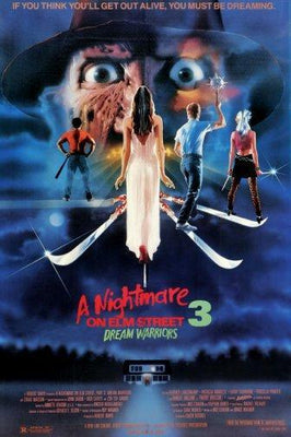 Nightmare On Elm Street Part 3 Movie Poster Metal Poster Choose Style The Poster Depot
