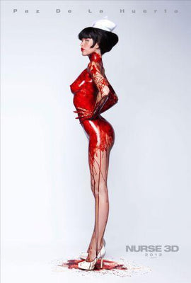 Nurse 3D movie poster Metal Print 8in x 12in