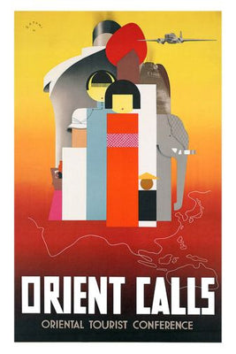 Oriental Tourism poster 11inx17in The Poster Depot