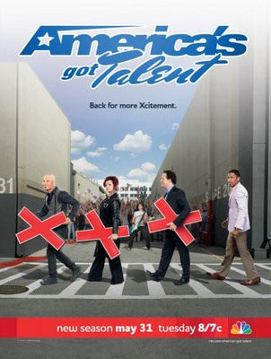 Americas Got Talent Metal Poster Wall Art 8in x 12in 12"x16" The Poster Depot