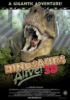 Dinosaurs Alive 3D Metal Movie Poster 8in x 12in