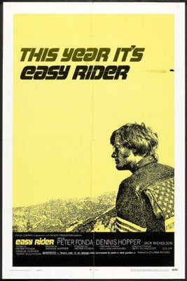 Easy Rider Metal Movie Poster 8in x 12in