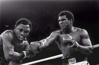 Frazier Vs. Ali Metal Poster Wall Art 8in x 12in 12"x16" The Poster Depot