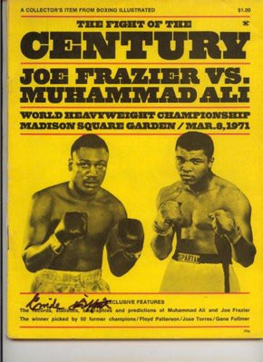 Frazier Vs. Ali poster tin Metal Print Wall Art