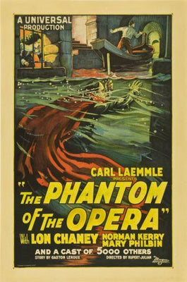Phantom Of The Opera Metal Movie Poster 8in x 12in
