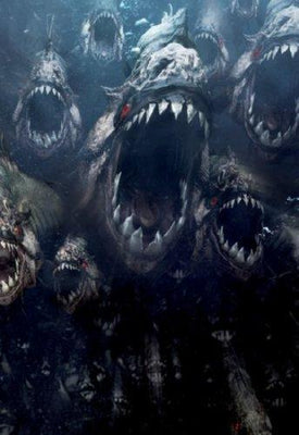 Piranha Movie Poster Metal Poster Choose Style The Poster Depot