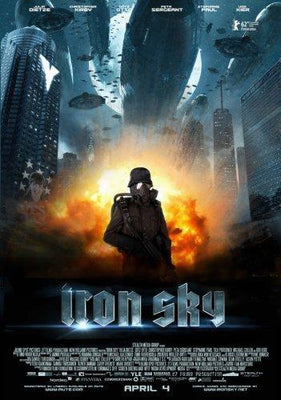 Iron Sky movie poster Metal Print 8in x 12in
