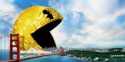 Pixels Pac Man Movie Poster Metal Poster Choose Style The Poster Depot
