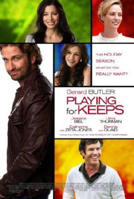 Playing For Keeps movie poster Metal Print 8in x 12in