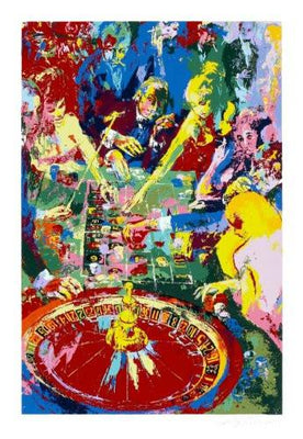 Neiman Green Table poster tin Metal Print Wall Art