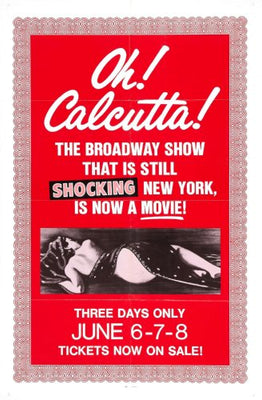 Oh Calcutta Movie Poster 11 inch x 17 inch The Poster Depot