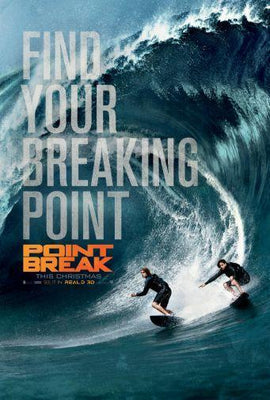 Point Break movie poster Metal Print 8in x 12in