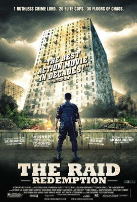 Raid Redemption Metal Movie Poster 8in x 12in