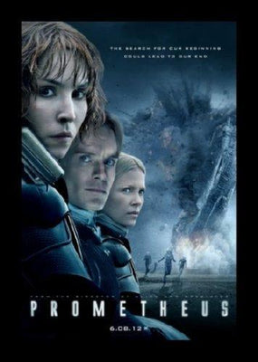 Prometheus movie poster Metal Print 8in x 12in
