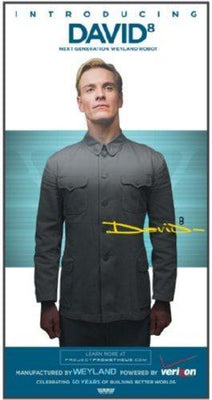 Prometheus movie poster Metal Print 8in x 12in