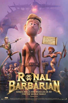 Ronal Barbarian Metal Movie Poster 8in x 12in The Poster Depot