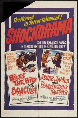 Billy The Kid Jesse James Monster Metal Movie Poster 8in x 12in The Poster Depot