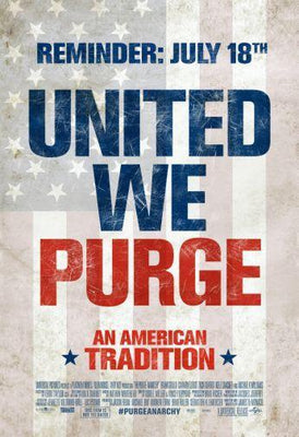 Purge Anarchy The movie poster Metal Print 8in x 12in