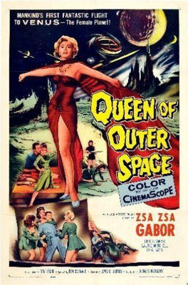 Queen Of Outer Space Metal Print 8in x 12in