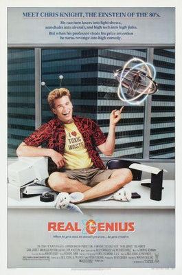 Real Genius Movie Poster Metal Poster Choose Style The Poster Depot