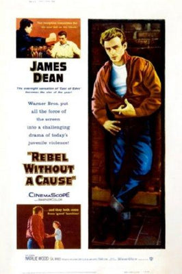 Rebel Without A Cause Metal Movie Poster 8in x 12in