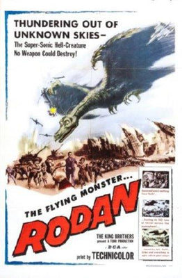 Rodan Metal Movie Poster 8in x 12in