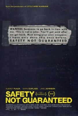 Safety Not Guaranteed Movie Poster 27inx40in The Poster Depot