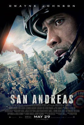 San Andreas movie poster Metal Print 8in x 12in