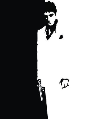 Scarface Metal Movie Poster 8in x 12in