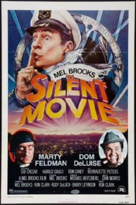 Silent Movie poster tin Metal Print Wall Art